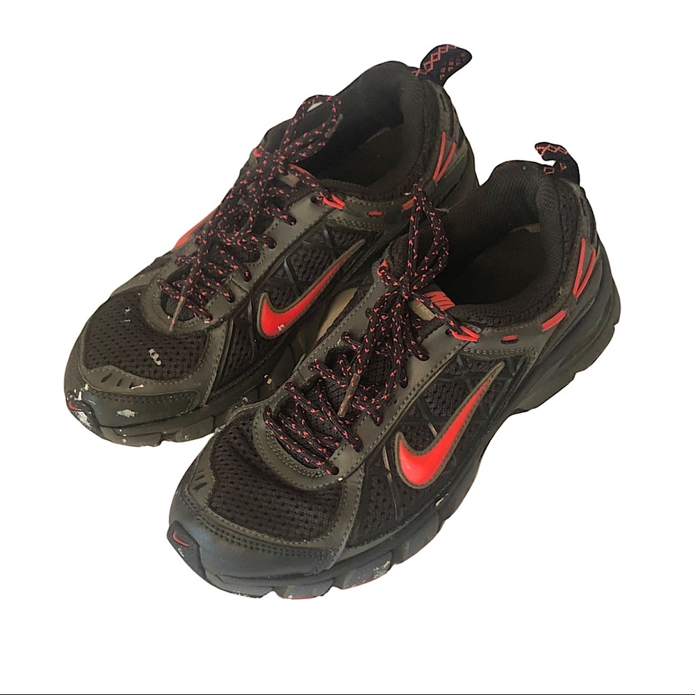 Nike Black Pink Trail Womens Running Tennishoes‎ 8
